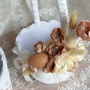 koszyczek wielkanocny w stylu BOHO